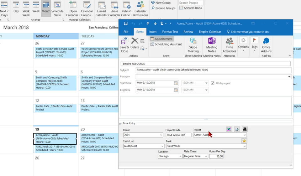 screenshot of Empire Suite Software
